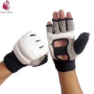 Umisu hở ngón Găng tay đấm bốc chất liệu da PU chiến đấu MMA găng tay đấm đá găng tay đấm bốc Karate