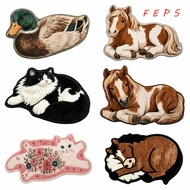 FEPS Area Rug, Non-Slip Soft Bedroom Rug, Comfortable Stain Resistant Cartoon Animal Thick Construct
