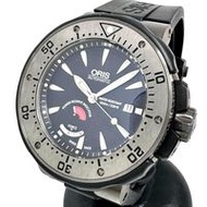 ORIS/Oris Cole Moskin 01 667 7645，限量版（2000 件），動力儲存，已修，鈦金/橡膠自動上鍊，黑色錶盤，男士