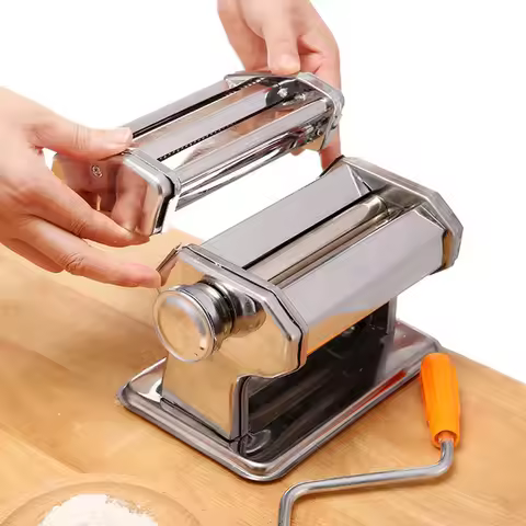 Split Two Knife Noodle Press Household Manual Noodle Machine Wonton Skin Machine Dumpling Skin Machi