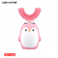 Bàn Chải Đánh Răng Điện Trẻ Em Chữ U 360° Silicon Mềm – 3 Chế Độ Rung + Đèn LED Diệt Khuẩn