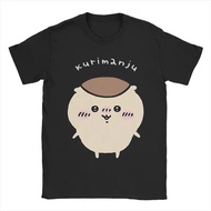 Men's Chiikawa Kurimanju T-Shirt Cotton Clothing 1 Short Sleeve Round Neck Gift Ideas