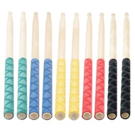 ☀[BBD-Durable]2Pcs Drum  Grips Drumsticks Anti-slip Sweat Absorbed Grip for 7A 5A 5B 7B