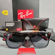 KacaMata RayBan Liteforce Ferrari Ferrari RB 4195 52 Polarized Black Original 