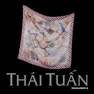 Luxury Square Shawl 90x90cm 2S35KA90 - Thai Tuan Fashion