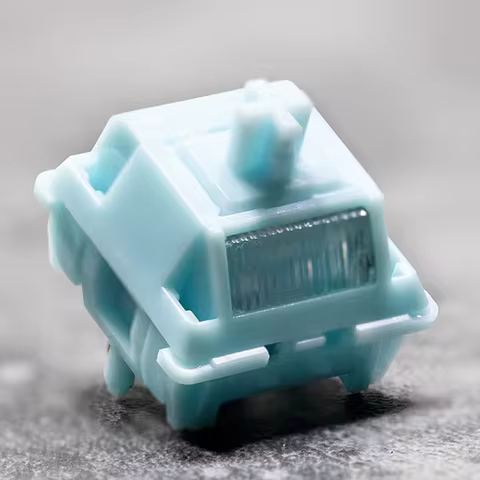 MMD Silent Blue Switch 5 Pins 43g Linear Mechanical Keyboard Hot Swap Kits Switches Alternative KTT 