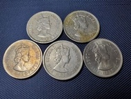 1971，1972，1973，1974，1975，一圓港幣