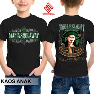 Santrinesia Kaos Bayi &amp; Anak Mafia Sholawat Mafis Nusantara Abah Ali Gondrong Pecinta Sholawat T-shirt Tshirt Santri Mafiasholawat V2