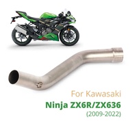 Motorcycle Exhaust Pipe Connection Tube Middle Mid Link Connector Section para sa Kawasaki Ninja 9