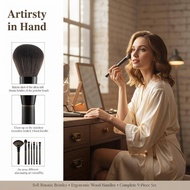 Shines 1/9/14Pcs Makeup Brushes Kit Soft Fluffy Makeup Tools Cosmetic Contour Eye Shadow High Blush 