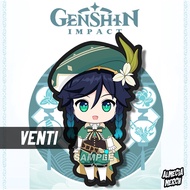 GANTUNGAN Venti Genshin Impact Keychain / Genshin Impact Keychain / Venti Character Keychain