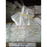 Thin clear AA plastic measuring 16x35, thin clear plastic, 16X35 thick packaging plastic 01, food wr