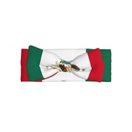 Flag of Mexico Baby Bow Headband, 2.4 * 6.7 Inch Baby Headband, Suitable for Babies 0-6 Months Old, 