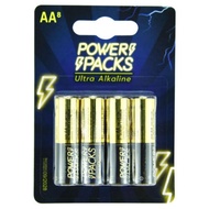 Power Packs Ultra Alkaline AA Battery 8 Pieces
