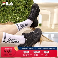 FILA 斐乐官方猫爪鞋女鞋2024春季复古运动鞋时尚休闲鞋FLUID 4
