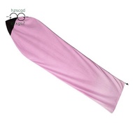 Surfboard Sock Cover 6Ft Pink and White Stripe Surfboard Protector Bag Organizer  Pink & White