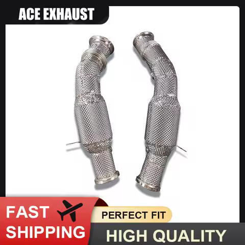 ACE Suitable for Mercedes-benz C43 E43 GLC43 GLE43 High Flow Downpipe with Heat Shield High Performa