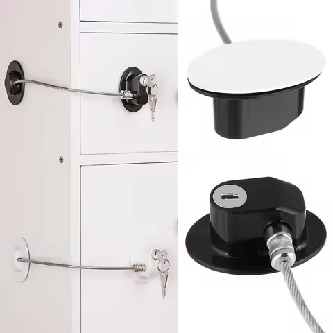 New Prevent Children Falling Kids Safety Protection Baby Safety Lock Cupboard Door Lock Fridge Lock 