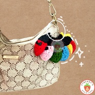 Crochet Kpop BTS Hobi JHope Acorn Inspired Keychain by artcyberry