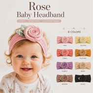 Baby Headband Nylon Rose 8 Colours 0-3T Cute Girls Kids Toddler Elastic Hair Band Accessories