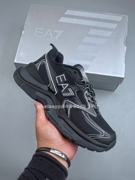 🎀順豐包郵 全新Adidas EA7 Logo 運動鞋 波鞋 網布+合成革+橡膠｜Color 黑色｜Size 36-45