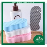 [CK] Body Scrubber Sponge For Shower Bathroom Exfoliate Dead Skin Suits For Baby Span Badan Keluarkan Sel Kulit Mati