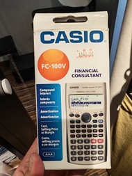 CASIO FC-100V 財務顧問計算機
