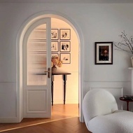 Italian French Semicircle Entrance Table Simple Wall-Backing Shelf Living Room Entrance Display Stan