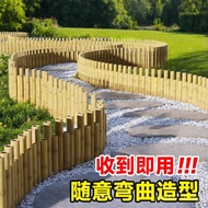 Fence Carbonized Guardrail Courtyard B & B Garden Factory Japanese Outdoor Fence Fence Bamboo Fence 