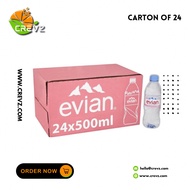 Evian Mineral Water Bottle (500ML X 24)
