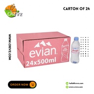 Evian Mineral Water Bottle (500ML X 24)