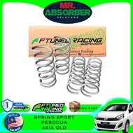 SPORT SPRING RACING FTUNED PERODUA AXIA / BEZZA / ALZA OLD / ALZA NEW 2022 / PERODUA ATIVA [Shipping