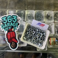 Nut and bolt 11/ M7 vespa