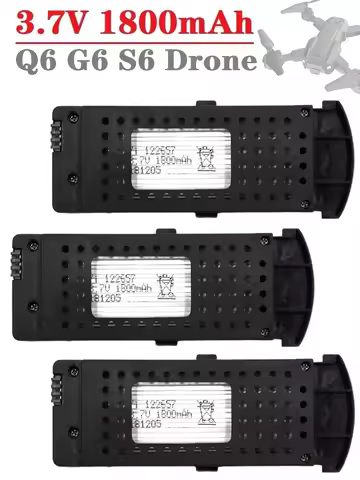 3.7V lIPO Battery for Q6 G6 S6 8K RC Quadcopter Spare Parts For G6 Pro Rechargeable Battery 3.7V 180