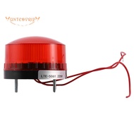 AC 220V Industrial LED Flash Strobe Light Accident Warning Lamp Red LTE-5061 De