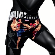 Seluar Sukan Fairtex untuk Latihan Muay Thai - Seluar Pendek Taekwondo Bernafas Sesuai untuk Berlari