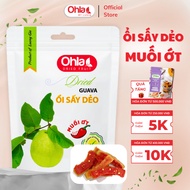 Ohla Chili Salt Dried Guava (Pink Guava) - 100G Bag | Convenient Snacks, Zip Bags