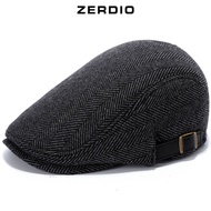Men's Fleece Beret, Classic Style Men's Beret Hat MN037