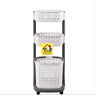 Rovega laundry basket 3-tier rack RLB-300