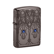 46753 Zippo Armor® Gothic Window ของแท้ (Empty Zippo Lighter without Fuel ไฟแช็กเปล่าไม่มีเชื้อเพลิง