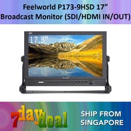 Feelworld P173-9HSD 17” 4K Broadcast Monitor — (SDI/HDMI IN/OUT)