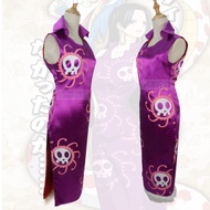 One Piece Empress Hancock Cheongsam cosplay Costume Customized