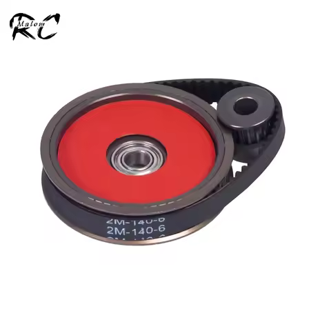 Low Noise Belt Drive Transmission Gear System with 3.17/5.0mm Pinion for 1/10 RC Rock Crawler Axial 