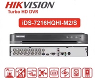 HIKVISION 16 CHANNEL 1080P 2-HDD DVR HIK 2MP TURBO HD 4.0 CCTV IDS-7216HQHI-M2/S 16CH Digital Video 