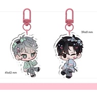 Alien stage ivan and till keychain, annst merch, kawaii chibi keychains, ivantill, alien stage gifts