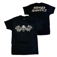 AVENGED SEVENFOLD A7X T-SHIRT HELL BAT Pattern (BLACK)(2025) USA Licensed