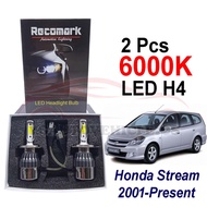 Honda Stream  H4 Car LED Headlamp LED Headlight Bulb 2Pcs 4300K 6000K ygautovehicle.os Recomark