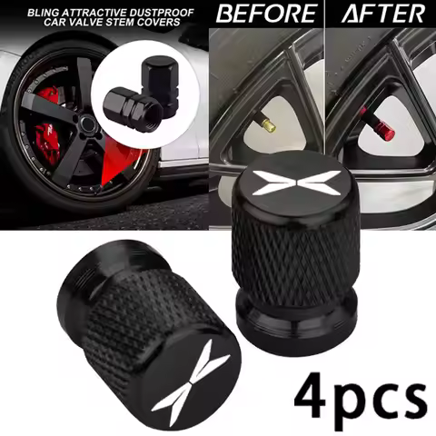 Car Wheel Tire Valve Caps Tyre Stem Covers Accessories For Xpeng N5 P5 P7 P7i X9 M03 460 G3 G3i G6 G