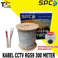 Ayimstore Kabel Cctv Coaxial 300 Meter Power Rg59 Kabel Cctv 1 Roll