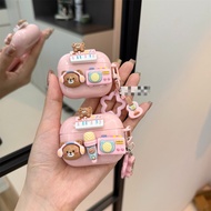 ins cartoon For Soundcore R60i NC / K20i / R50i NC / R50i case with keychian &Silicone Earphone Cove